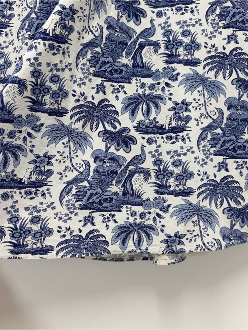 Staud Myla Halter Cutout Printed Cotton-Blend Poplin Maxi Dress in Blue Toile - Picture 9 of 13